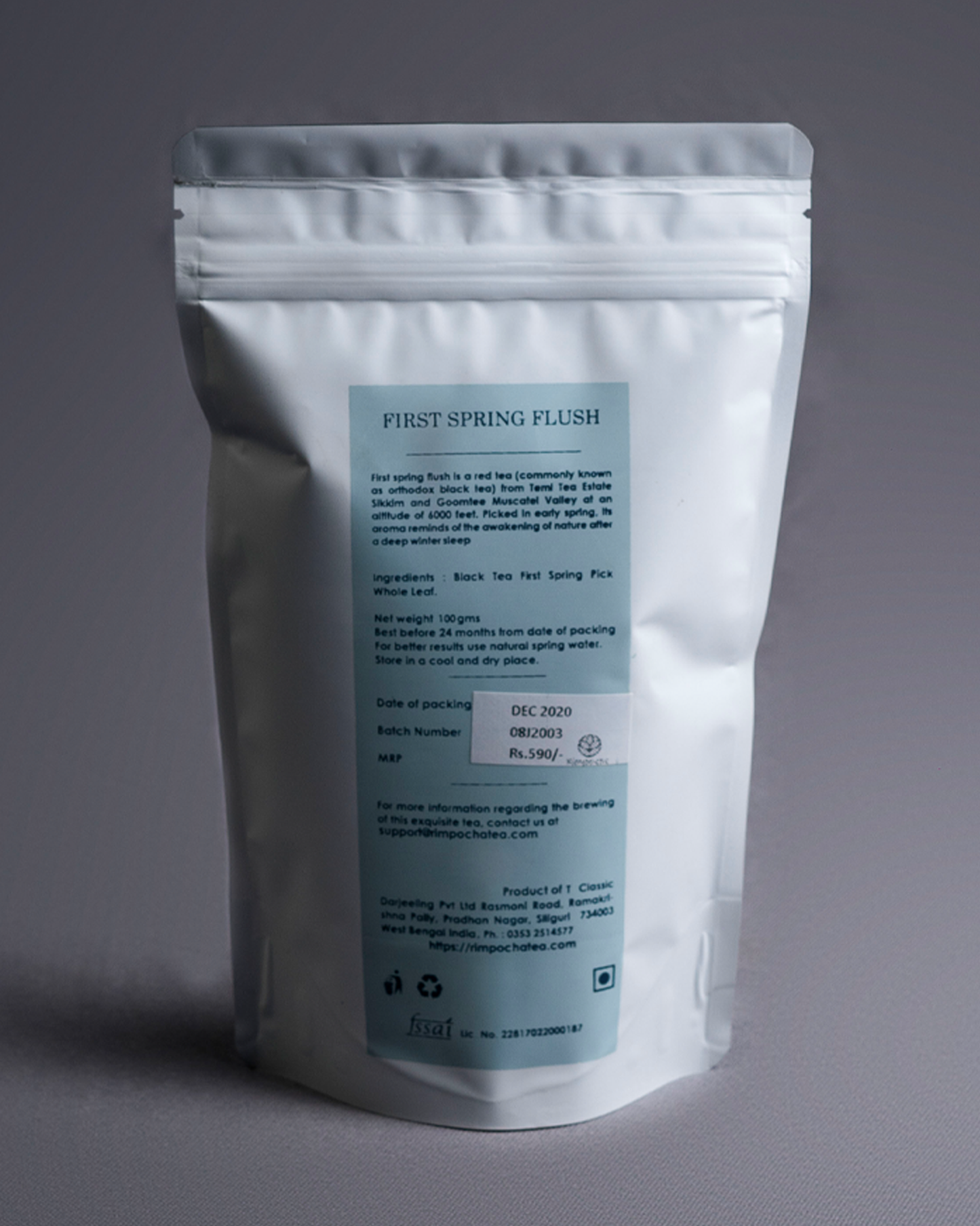 First Spring Flush - Delicate, Genteel Black Tea with Peachy Overtones