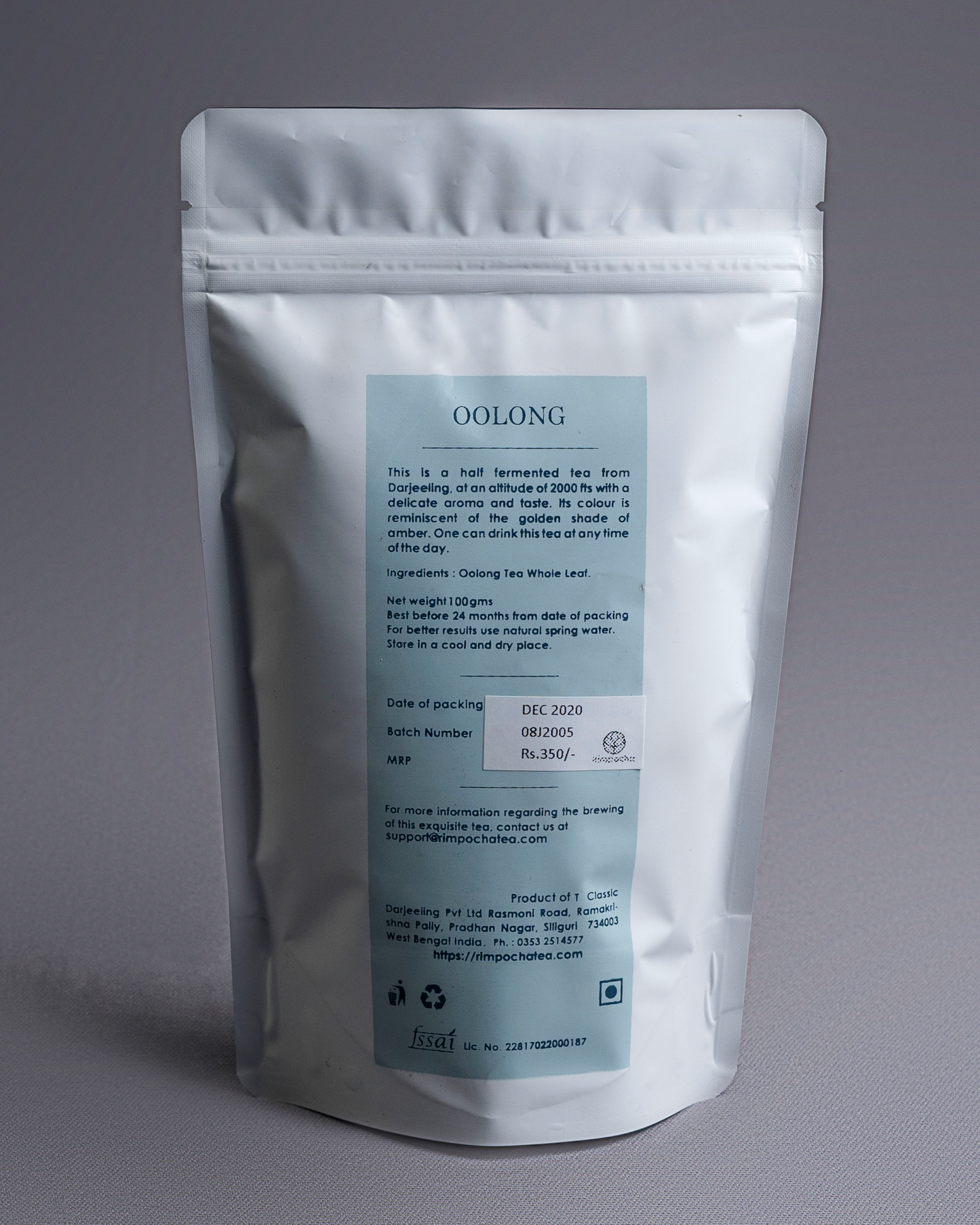 Oolong - Ein halbfermentierter Tee